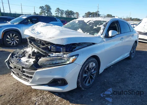2021 Honda Accord Ex-L из США, поврежденный, VIN 1HGCV1F55MA076273